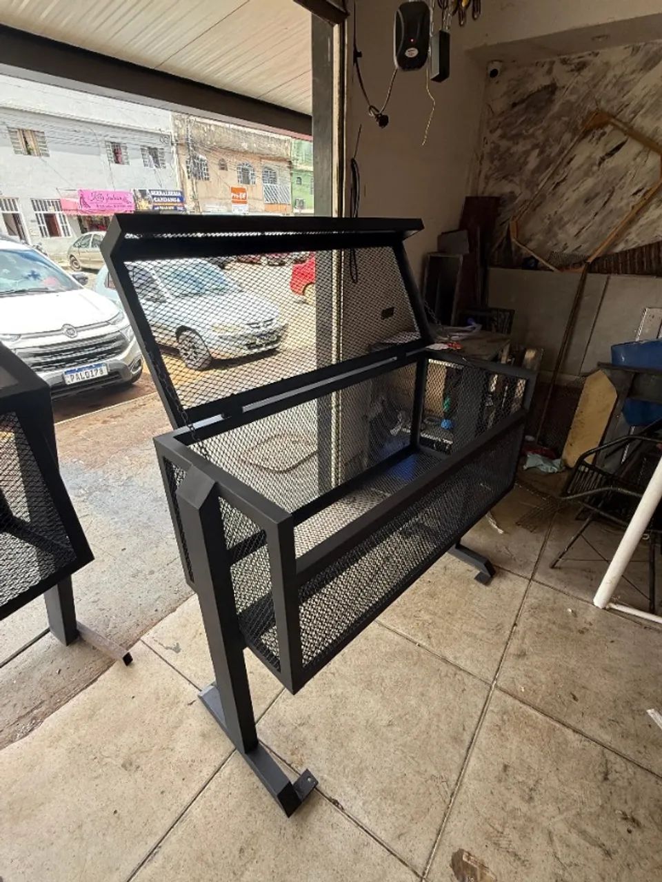 Lixeira metálica reforçad - Foto 2