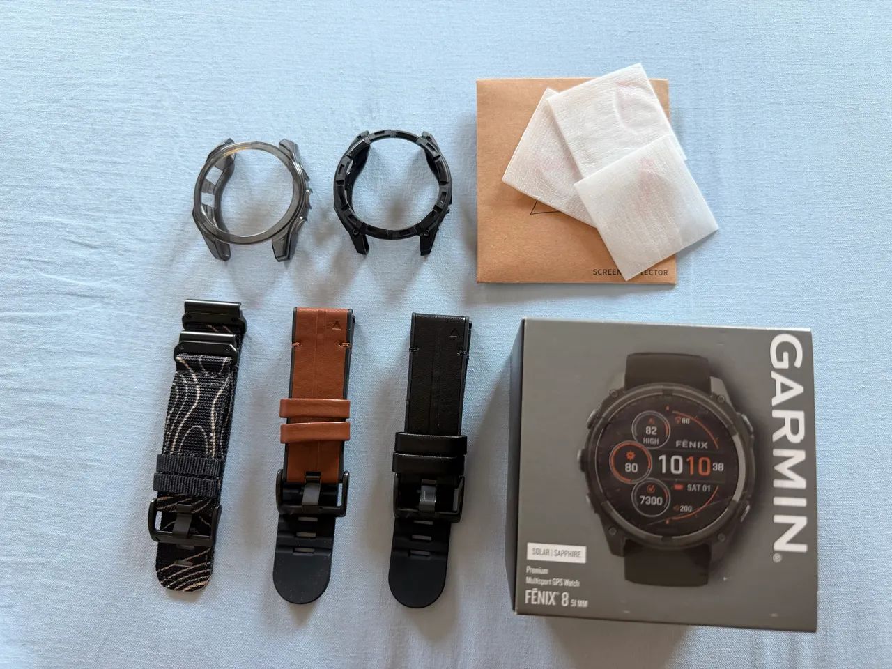 Relógio Garmin Fênix 8 solar/sapphire 51mm