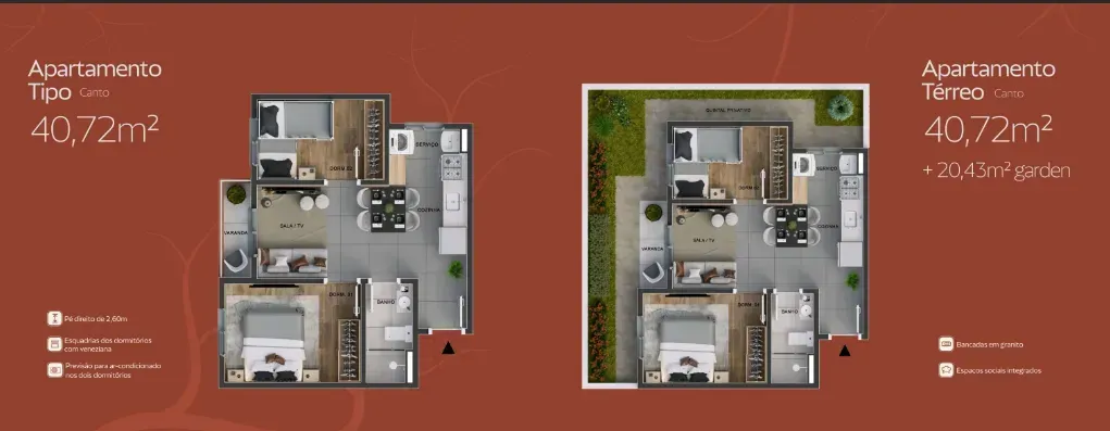 PLANTA 40m²