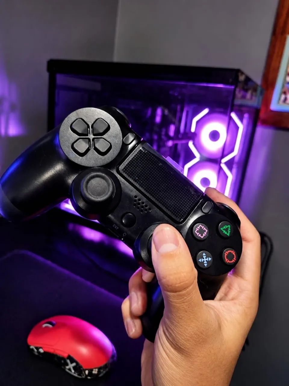 Controle sem fio para PS4 e PC - Foto 3