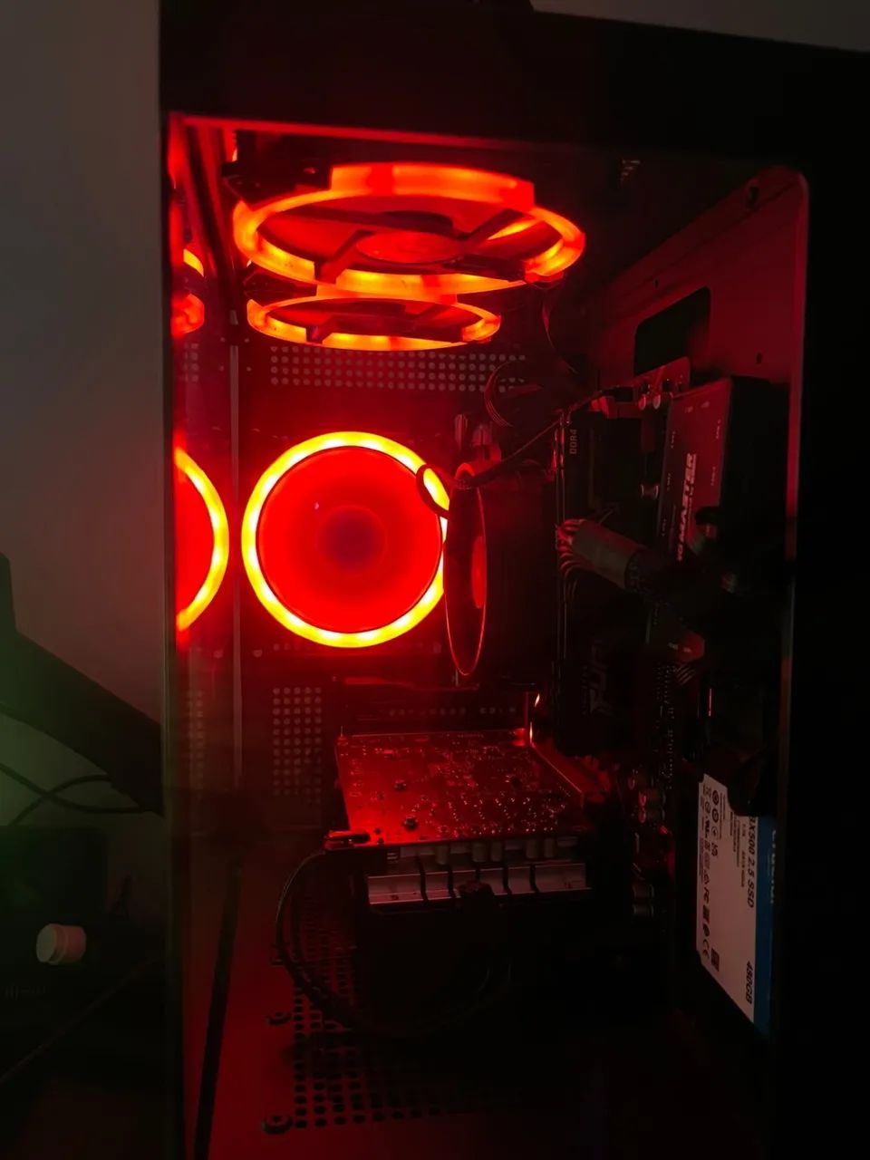 Pc gamer gabinete aquário 