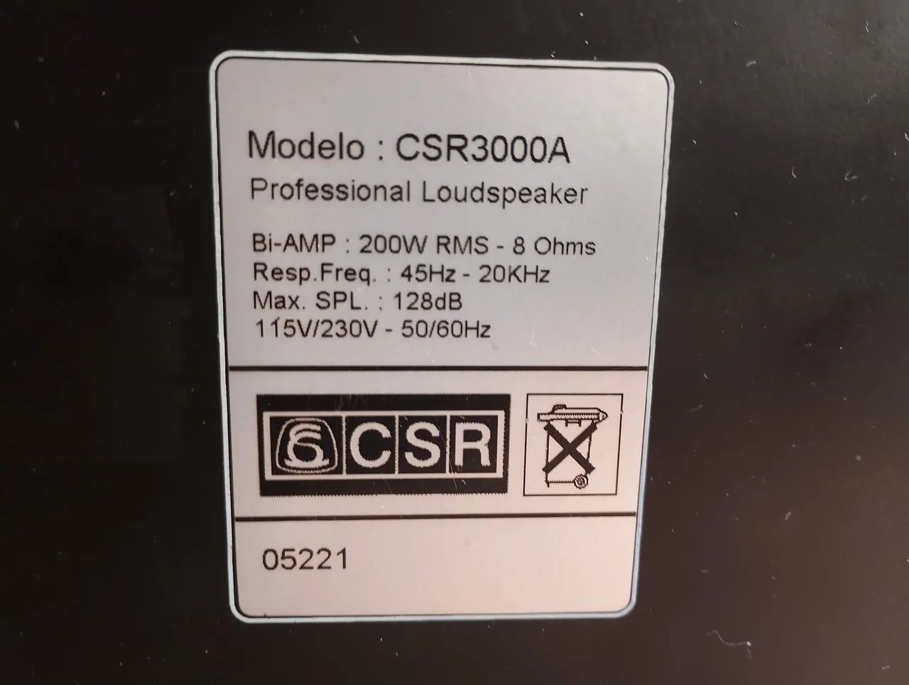 Caixas CSR 3000 Profissionais (Ativa e Passiva) - Foto 3