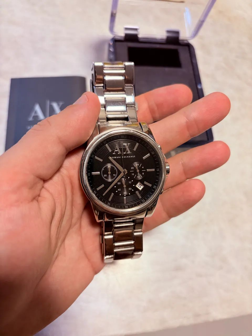 Relógio Armani Exchange AX2084 - Full Set, Revisado 2026