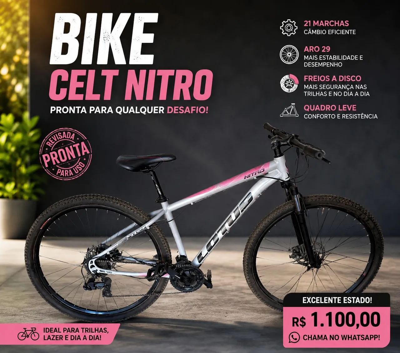 Bicicleta LOTUS aro 29 Com Nota