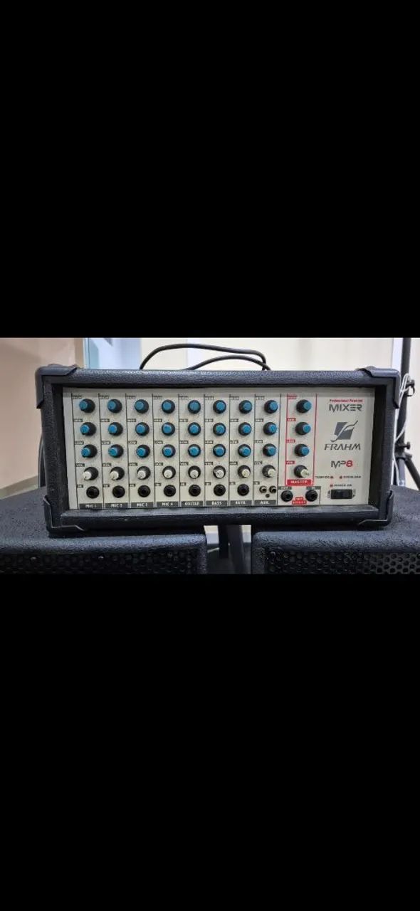 2 caixas ( Driver Dti 220 jbl e falante JBl 15 polegadas com Cabecote 8 canais - Foto 2