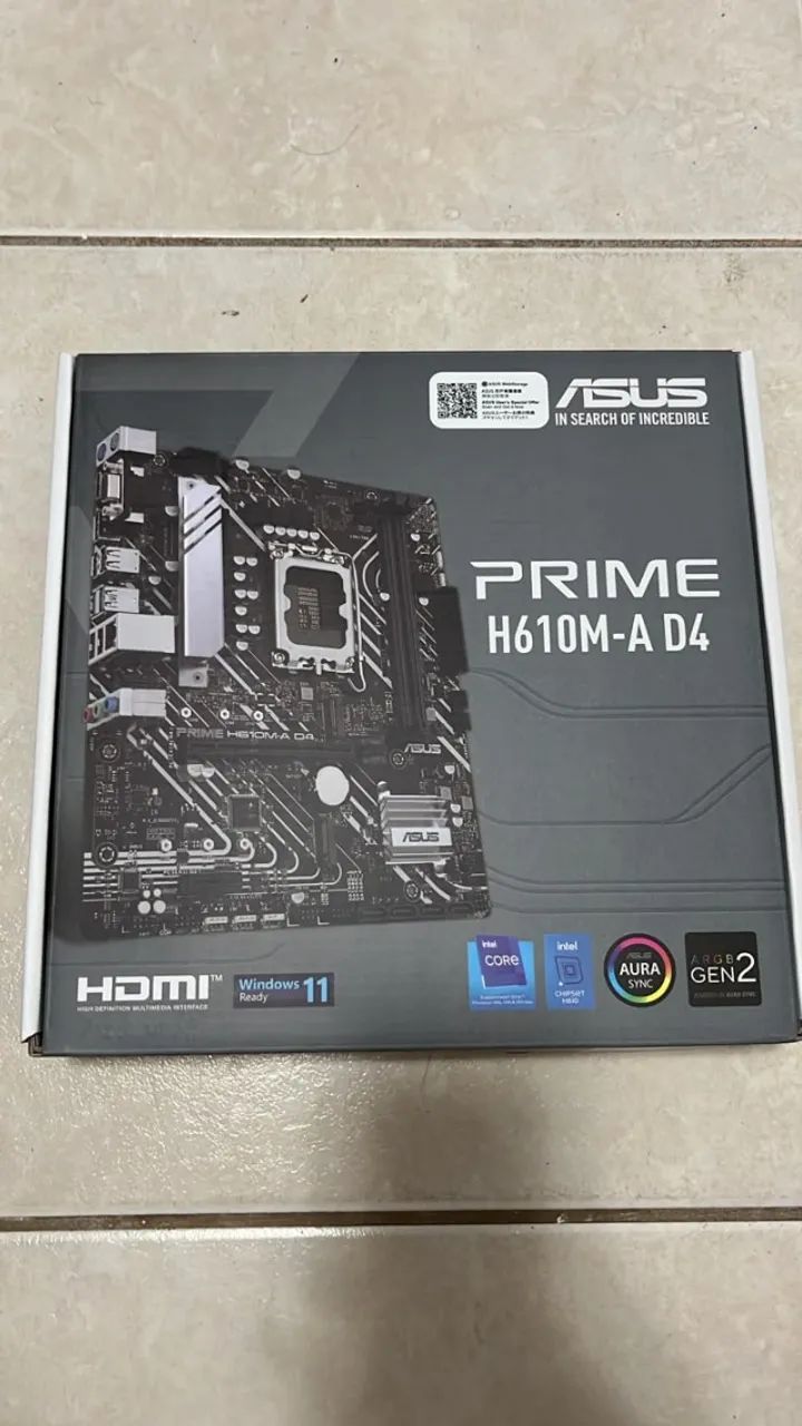 Placa Mãe Prime H610M-A D4 ASUS