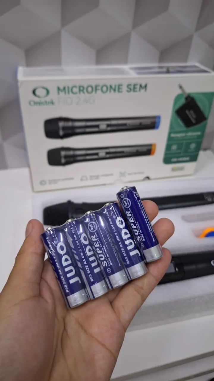 MIcrofone sem fio 2.4G - Foto 4