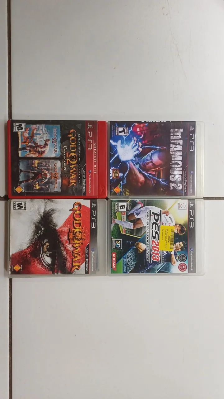 PS3 com 2 controles +jogos - Foto 3