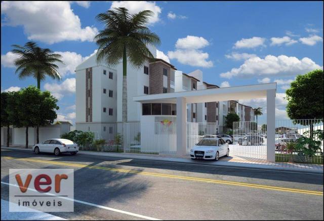 Apartamento com 2 dormitórios à venda, 48 m² por R$ 197.930 - Parangaba - Fortaleza/CE