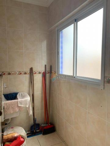 Apartamento com 3 dormitórios para alugar, 120 m² por r$ 3.000,00/mês - aviação - praia gr - Foto 14