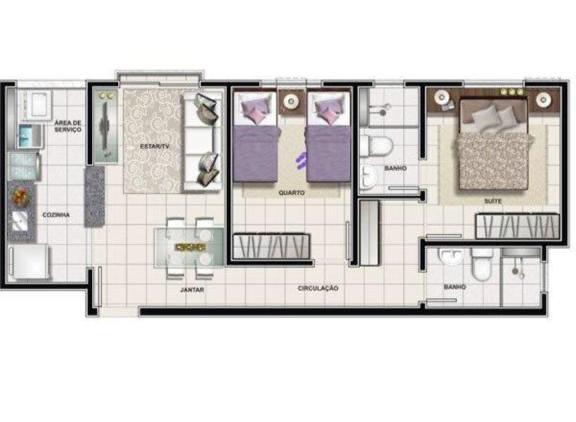 Apto ville ametista r$ 220.00 - Foto 7