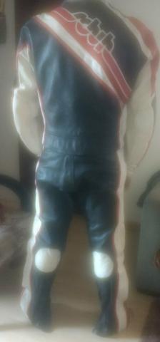 Macacão motoqueiro jaqueta/calça - Foto 3