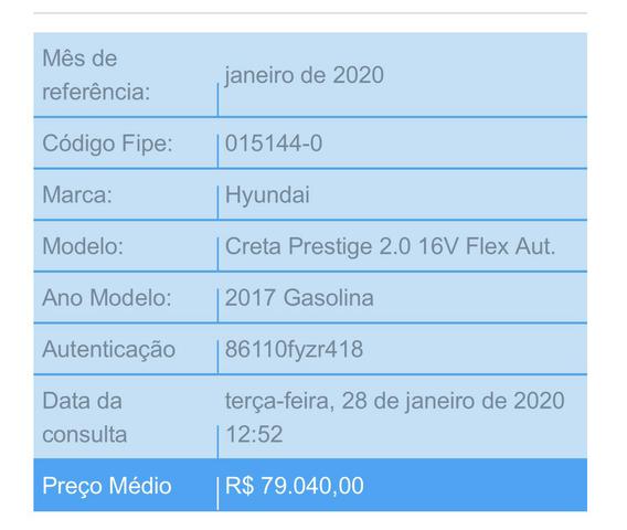 Vendo hyundai creta prestige 17/17 - Foto 3