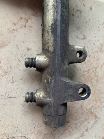 Flauta dos bicos c/sensor fiat ducato/iveco 2,8 original - Foto 5