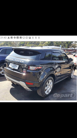 Sucata Land Rover Evoque 2015 2.0 câmbio automático somente para venda de peças - Foto 4