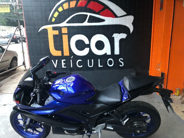 YAMAHA R3 2021 NA GARANTIA DE FABRICA