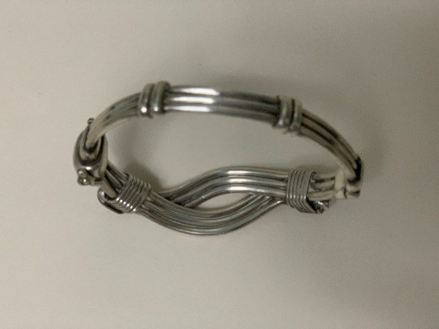 Guerreiro - Pulseira Prata 925 Feita Sob Encomenda - Foto 3