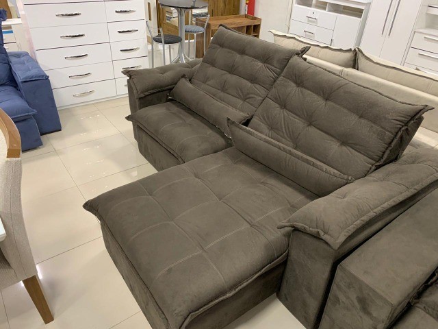 Sala Sofá Reclinável, Retrátil , Confortavél Acento Mola  - Foto 2