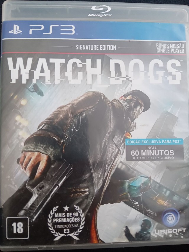 Jogo Watch Dogs Signature Edition XBox 360 Midia Fisica