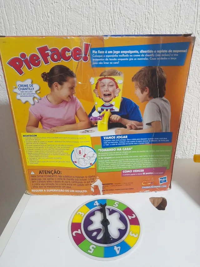 Brinquedo Jogo Torta Na Cara Pie Face Interativo Divertido