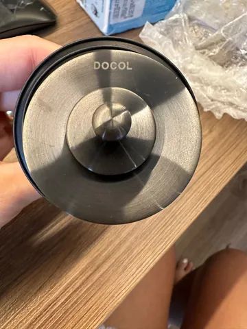 Válvula de Saída Universal Com Tampa De Metal 1" Grafite Escovado Docol