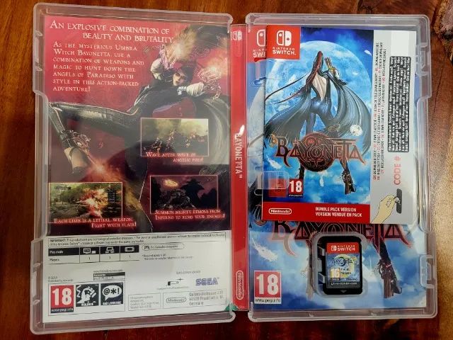 Jogo Bayonetta 2 + Bayonetta Game Download Switch Fisica