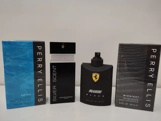 Perfume Ferrari Black e Perry Ellis