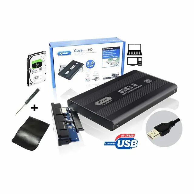 Gaveta para HD case para HD externo USB 3.0 - Foto 4