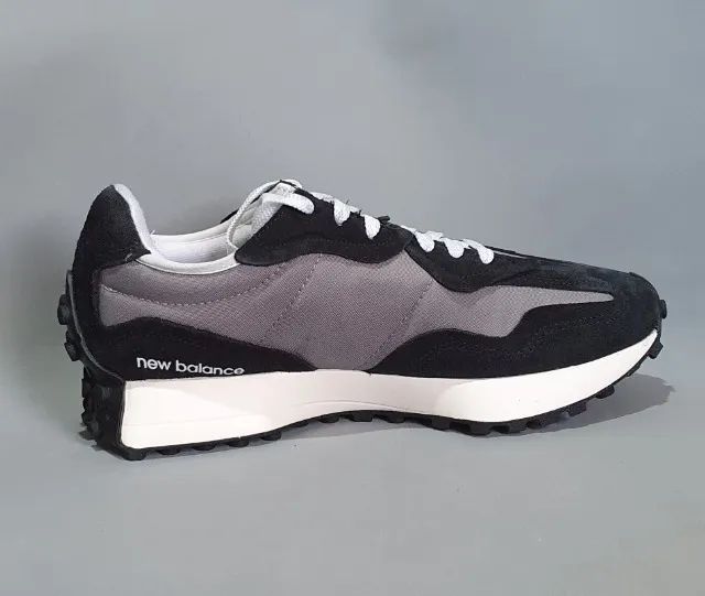 Tênis New Balance 327 V1 Preto/Cinza - Foto 2