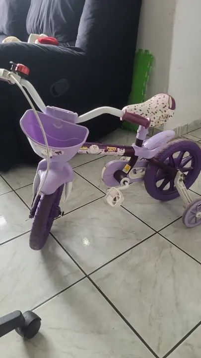 Bicicleta Infantil Rosa - 12 Polegadas