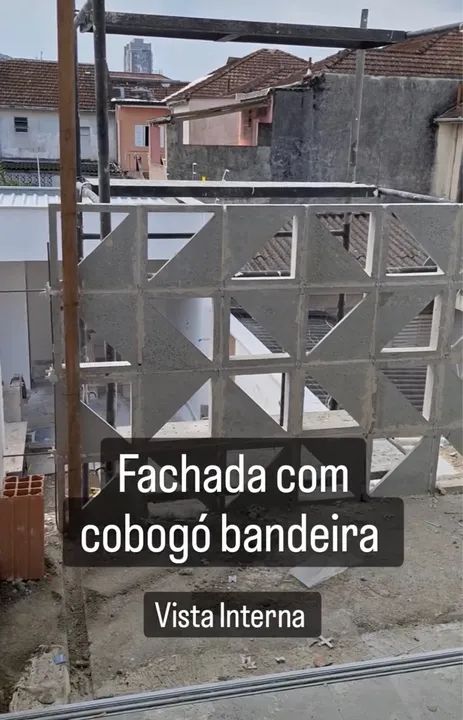 Cobogó triangular em concreto - Tijolo vazado - Foto 4