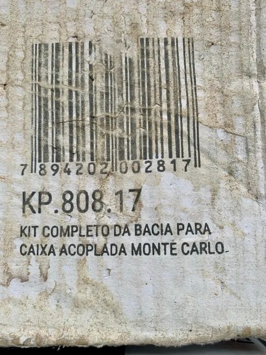 Novo - Deca Bacia Para Caixa Acoplada Ka..808.17 - Foto 2