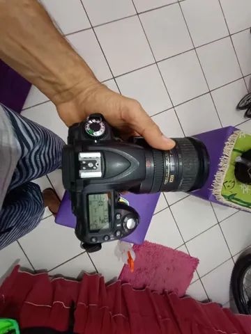 Vendo/troco câmera Nikon D90+ lente AF-S Nikkor 18-200mm excelente ...