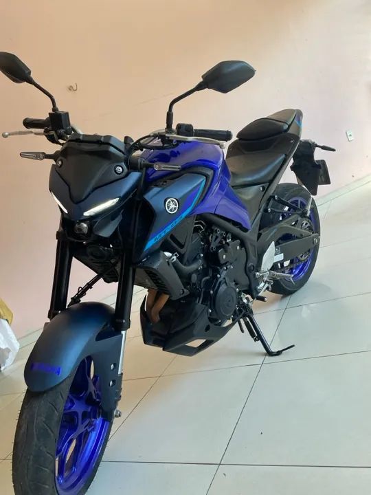 Yamaha MT-03 2023 - Azul - Impecável - Foto 4
