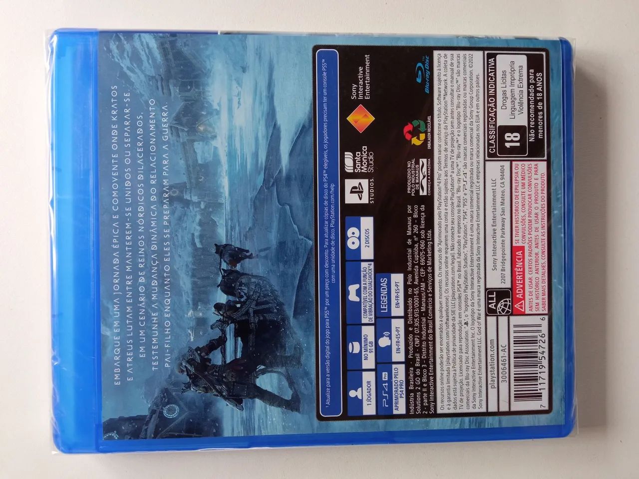 God Of War Ragnarok ps4 NOVO LACRADO - Foto 4