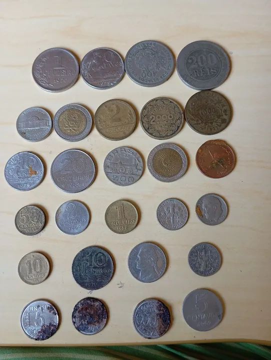 Moedas antigas 
