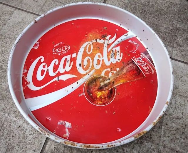 Bandeja Antiga Coca-cola - Em Metal - Foto 4