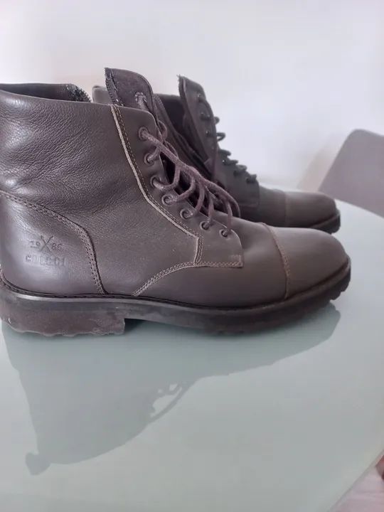 BOTA MARROM COURO COLCCI  - Foto 2