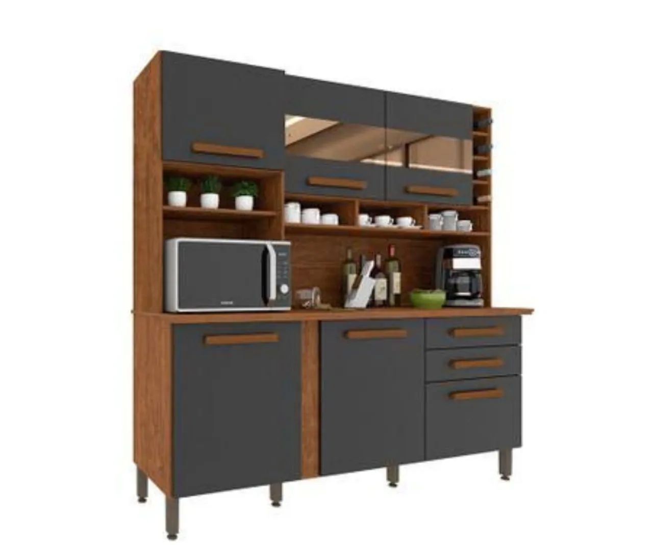 Cozinha Alexia com espelho