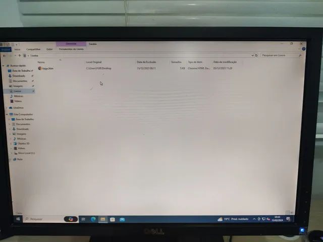 Monitor Dell 19" VGA e DVI (tenho adaptador HDMI) - Foto 3