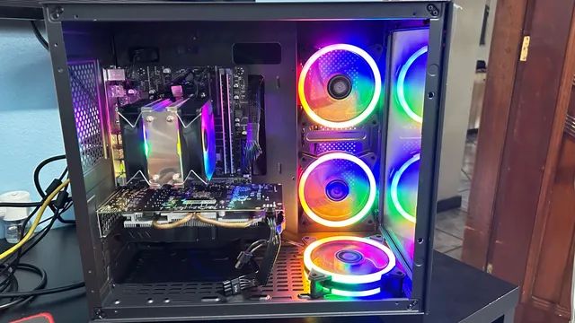Cpu gamer intel i5 16gb rx 580 8g 256 bits - Foto 2