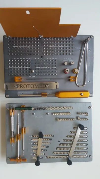 Placas ortopédicas para medicina veterinária 