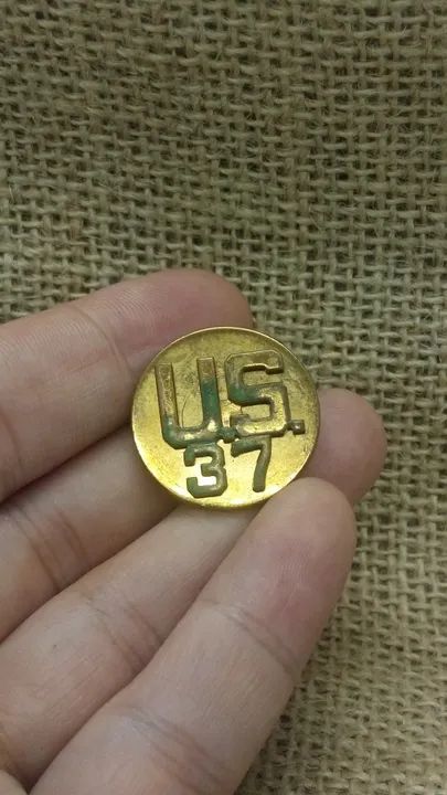 Insignia Americana De Lapela Segunda Guerra Mundial  - Foto 3