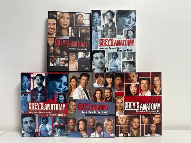 DVD série anatomia de grey temporadas 1 a 4