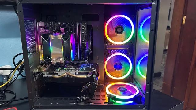 Cpu gamer intel i5 16gb rx 580 8g 256 bits - Foto 4