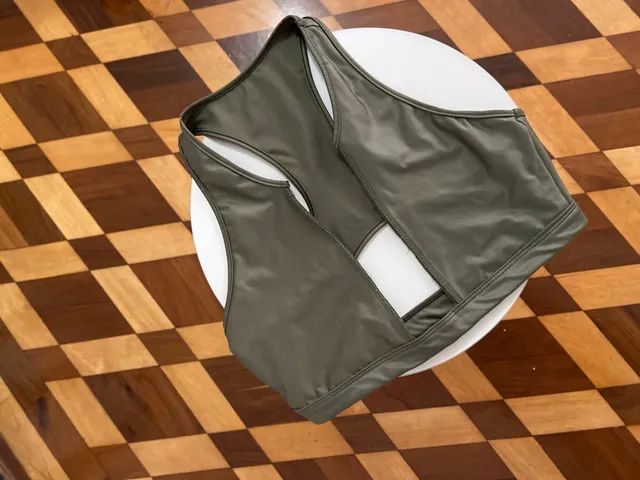 Top Verde Militar Labellamafia Original Feminino - Foto 4
