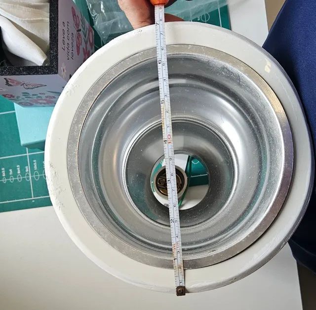 2 Luminárias de Aluminio de embutir sem vidro.  - Foto 5