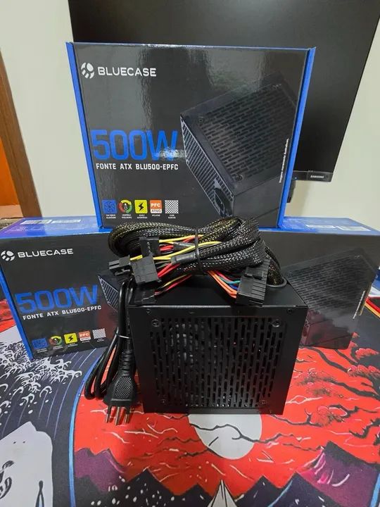 Fonte ATX 500w PFC Ativo BLU500-EPFC - Foto 2