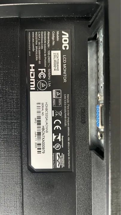 Monitor AOC, 23,8 Pol  - Foto 3