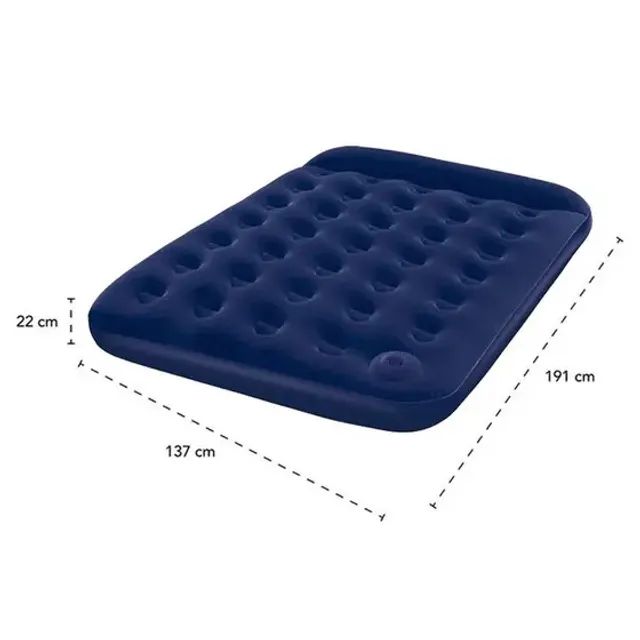 Colchão Inflável Casal Até 300kg 110200 1,91mx1,37mx22cm Bel - Foto 2